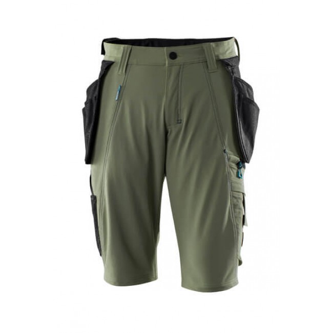 Shorts with holster pockets moss green Shorts with holster pockets moss green