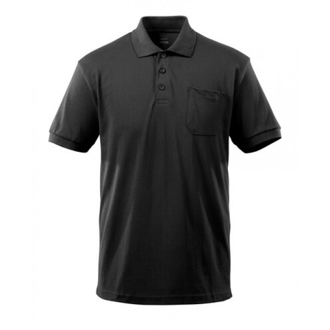 Polo Shirt with chest pocket black