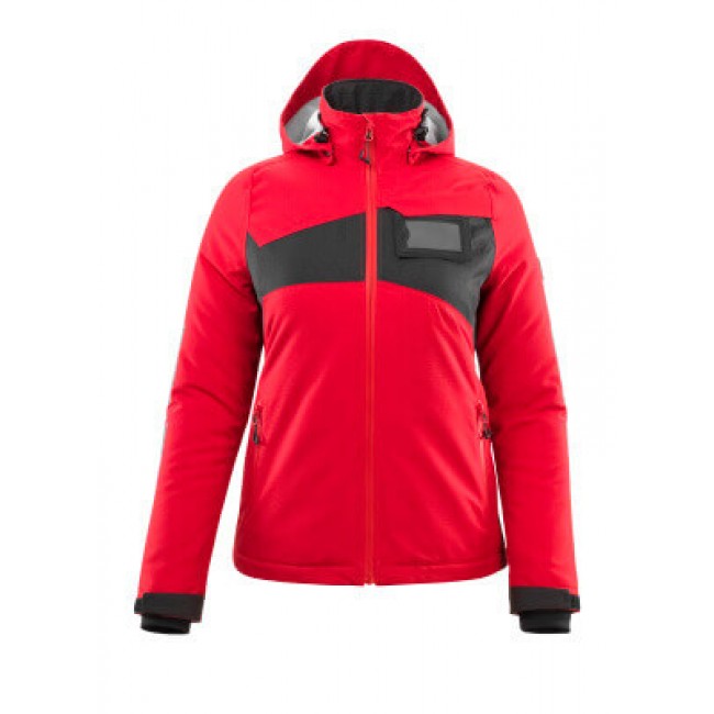 Winter Jacket traffic red/black