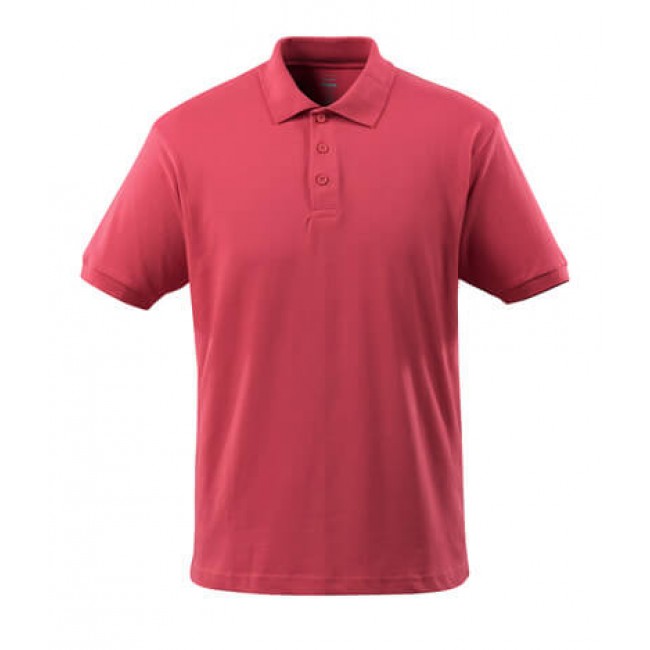 Polo shirt raspberry red