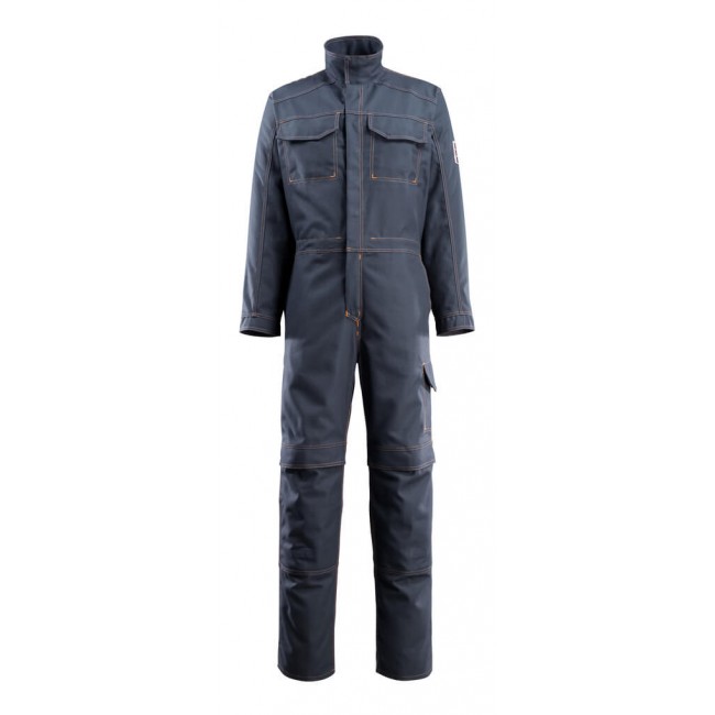 Boilersuit with kneepad pockets dark navy