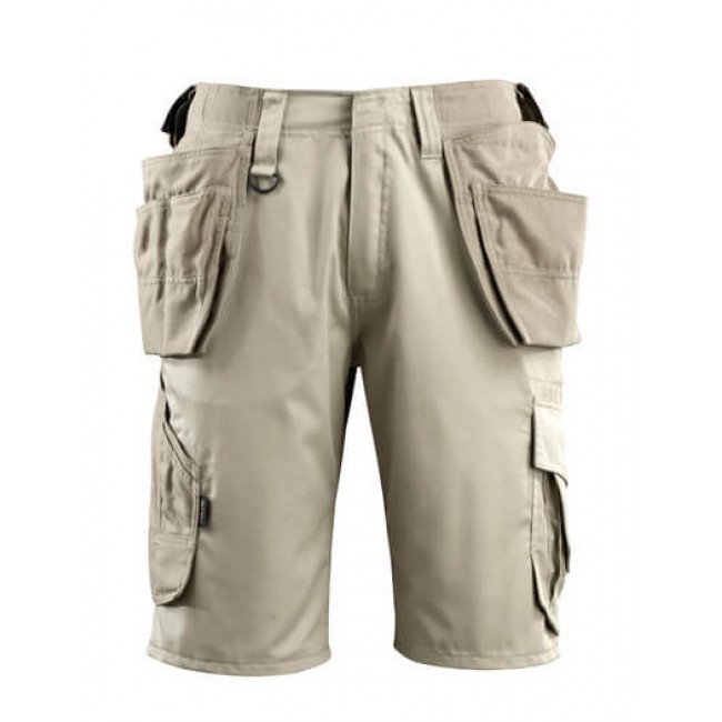 Shorts with holster pockets light khaki