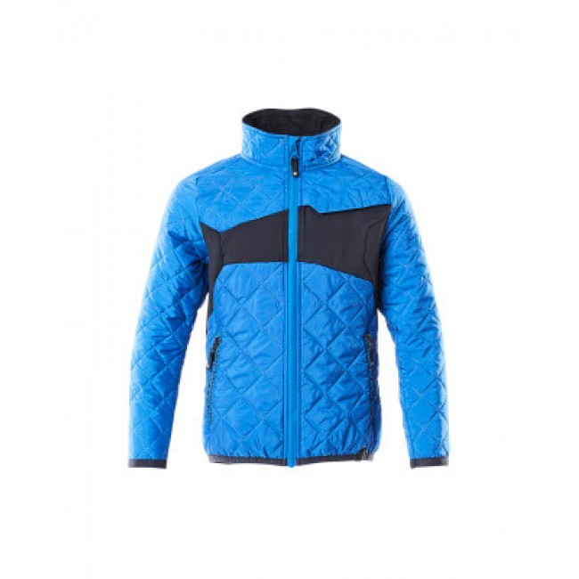 Jacket for children azure blue/dark navy