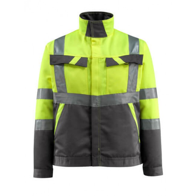Jacket hi-vis yellow/dark anthracite