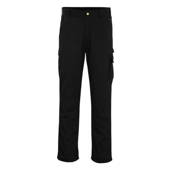 Trousers with thigh pockets black