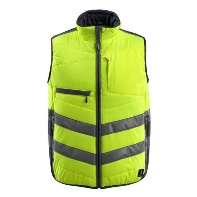 Winter Gilet hi-vis yellow/dark navy