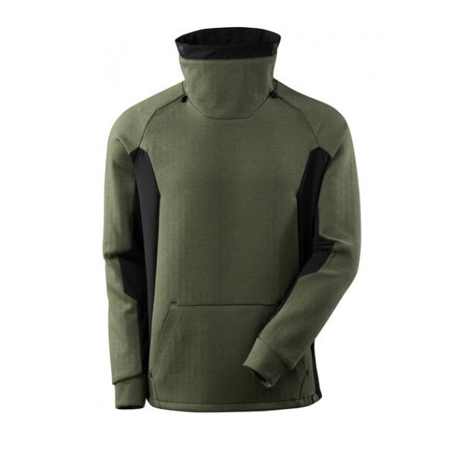 Sweatshirt moss green/black
