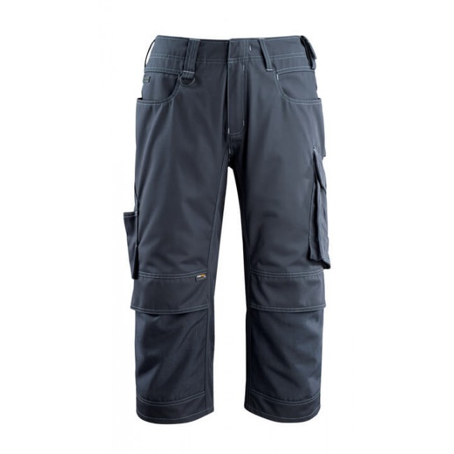 ¾ Length Trousers with kneepad pockets dark navy