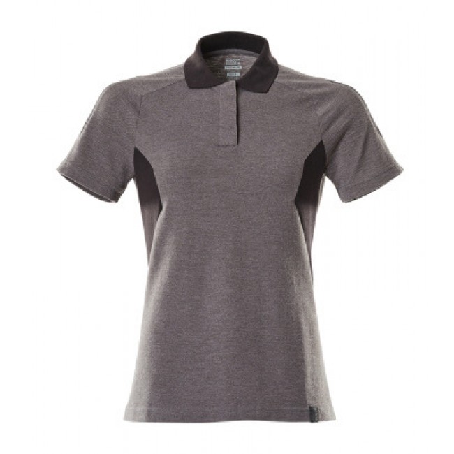 Polo shirt dark anthracite/black