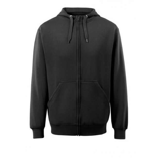 Hoodie with zipper black