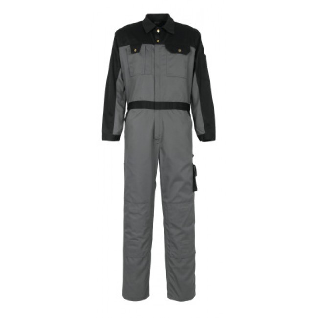 Boilersuit with kneepad pockets anthracite/black