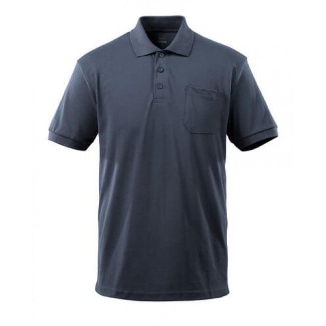 Polo Shirt with chest pocket dark navy