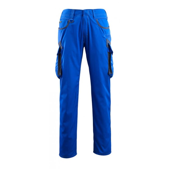 Trousers with thigh pockets royal/dark navy