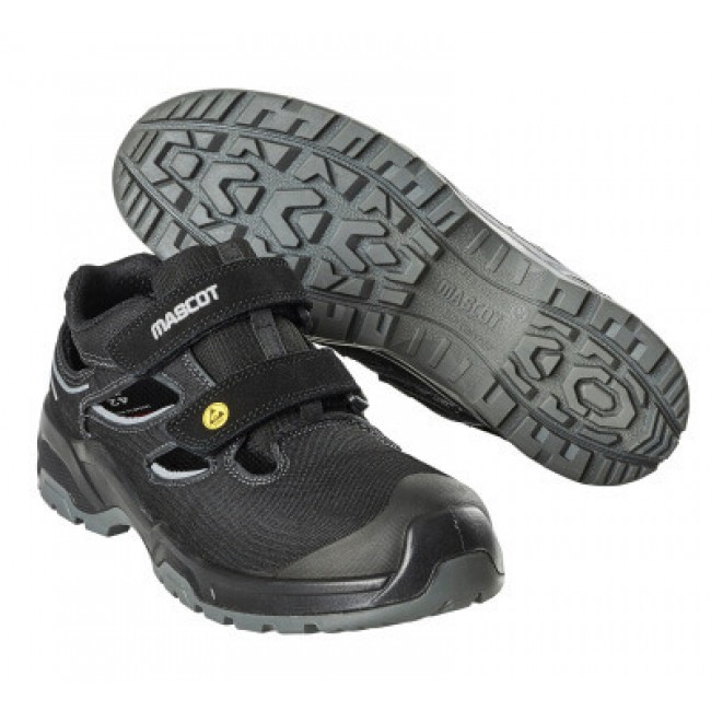 Safety Sandal Black/Silver