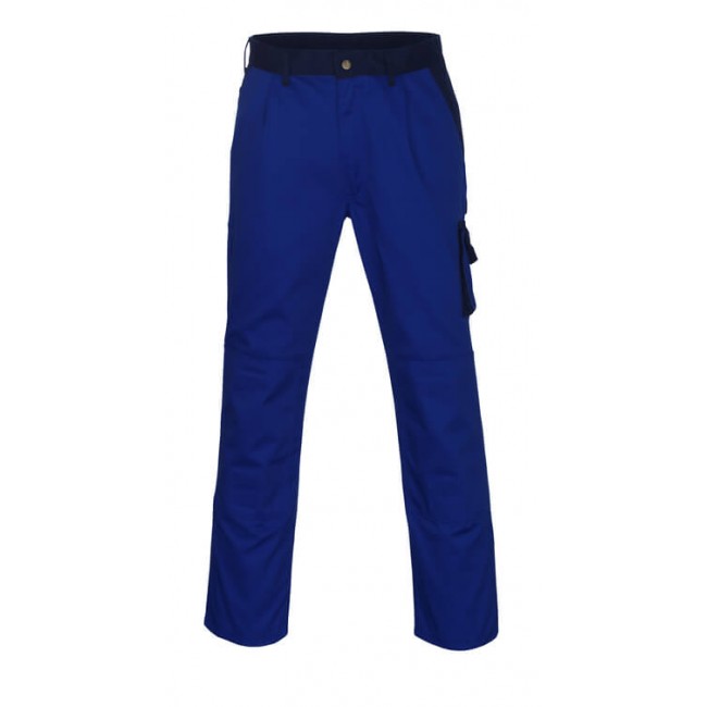 Trousers with kneepad pockets royal/navy