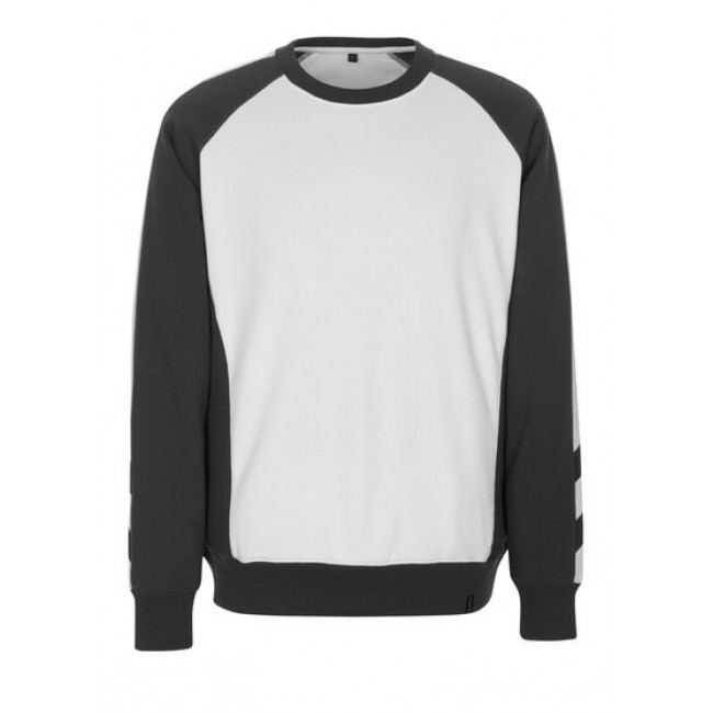Sweatshirt white/dark anthracite Sweatshirt white/dark anthracite
